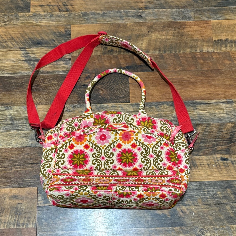 Vera Bradley Metropolitan Folkloric laptop travel weekender bag - Picture 1 of 4